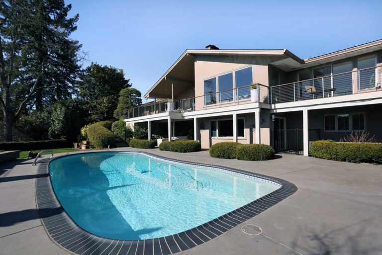Whole-home exterior renovation with backyard pool in the Portland, OR metro